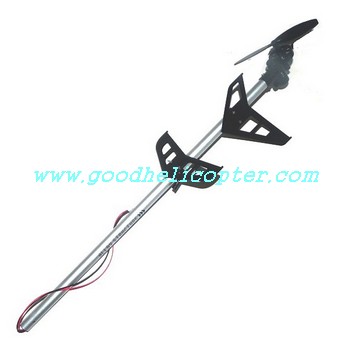 mingji-802-802a-802b helicopter parts tail set (tail big boom + tail motor + tail motor deck + tail blade + tail decoration set)